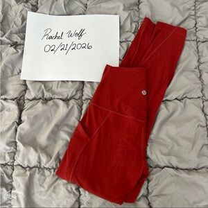 Lululemon align leggings 25" - cayenne